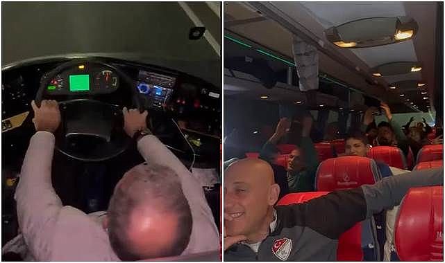 Şoför rahatsızlanınca koltuğa kulüp başkanı geçti