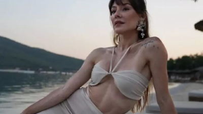 Karın kasları olay oldu