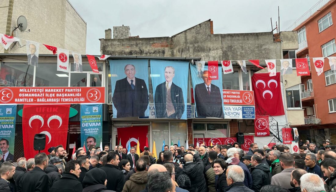 Bursa’da MHP Hamitler-Bağlarbaşı Temsilciliği açıldı
