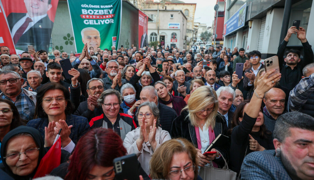 Özgür Özel, Yıldırım İlçe Başkanlığı açılışını yaptı