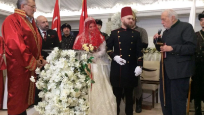 II. Abdülhamid’in torunu evlendi, İlber Ortaylı nikah şahidi oldu