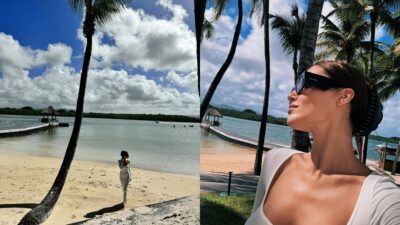 Hande Erçel şimdi de Mauritius tatilinde