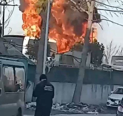 Bursa’da yolcu otobüsü alev topuna döndü!