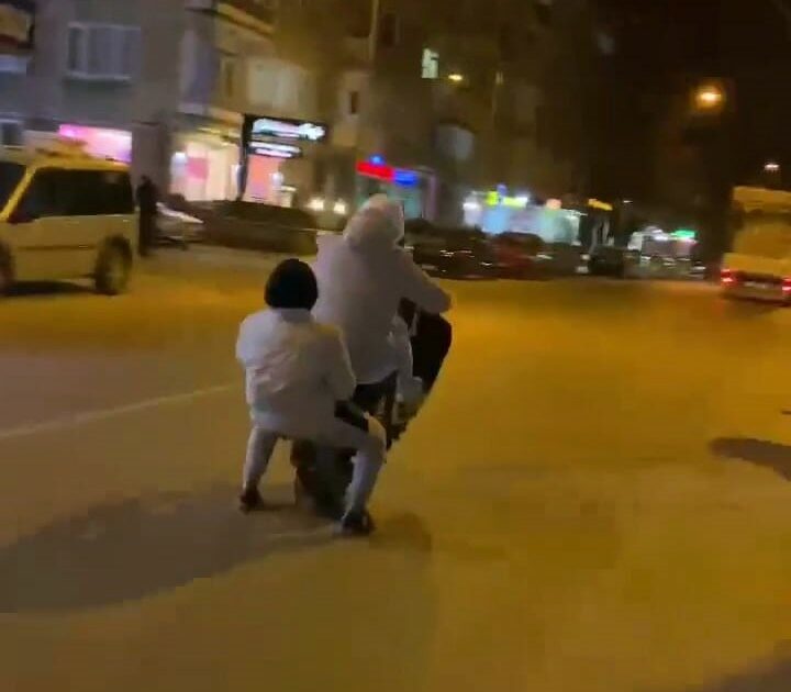Bursa’da motosiklet sürücüsü tehlike saçtı
