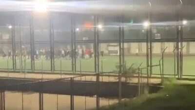Bursa’da saha karıştı, yumruklar konuştu!