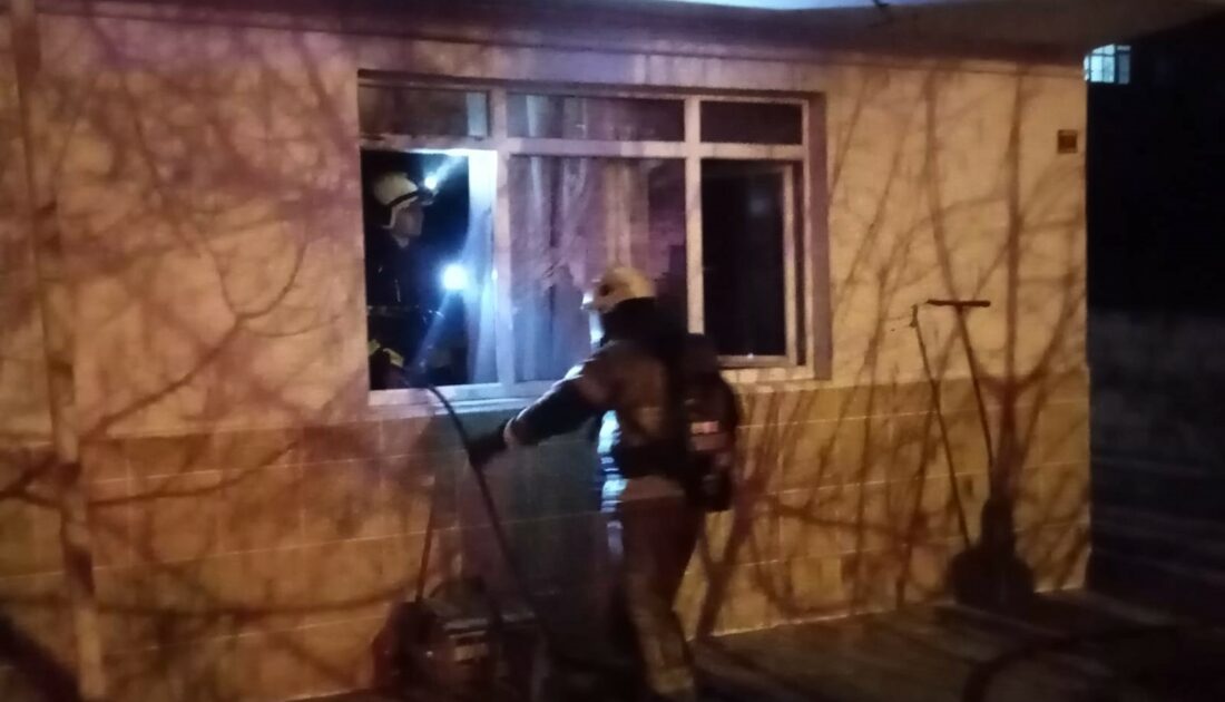 Bursa’da ocakta unutulan yemek yangına neden oldu