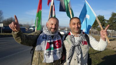 İstanbul’dan Ankara’ya Filistin’e özgürlük için yürüyorlar