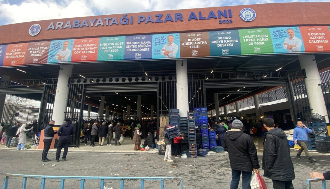 Bursa’ya modern kapalı pazar alanı