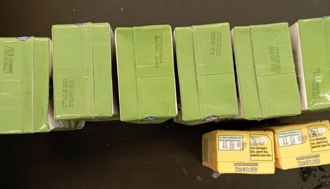 Ambalajı kurtlanmış süt ürünü çıktı