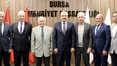 Bursaspor yönetimi, Bursa Cumhuriyet Başsavcısı Ramazan Solmaz’ı ziyaret etti