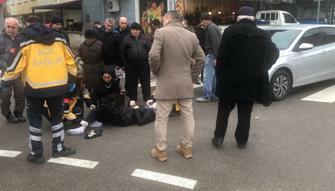 Bursa’da yaya geçidinde kaza!