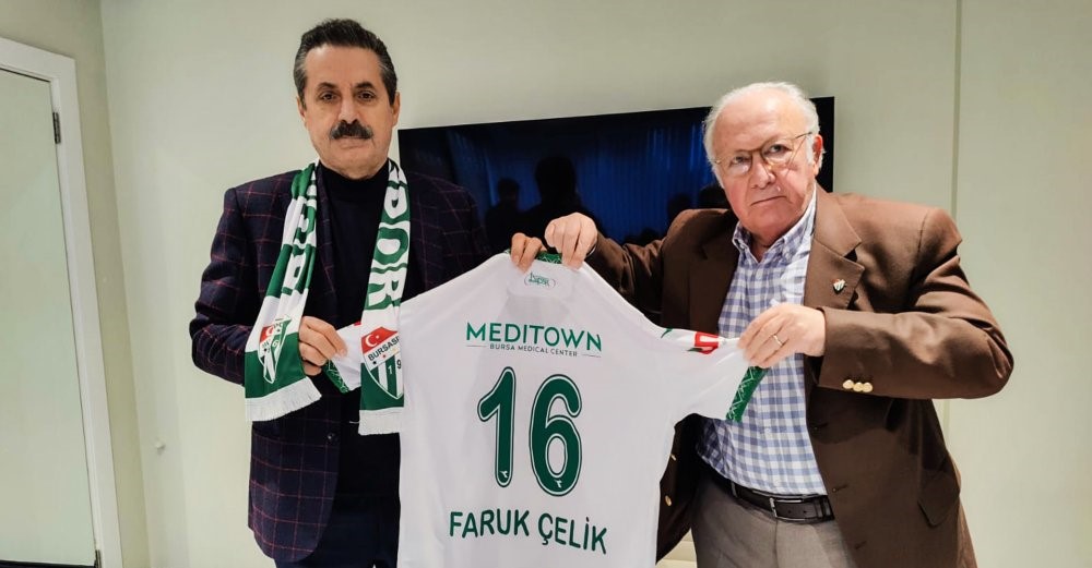 Bursaspor Başkanı Bür’den Faruk Çelik’e ziyaret