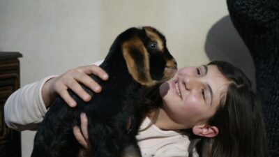 3 ayaklı oğlak görenleri şaşırttı