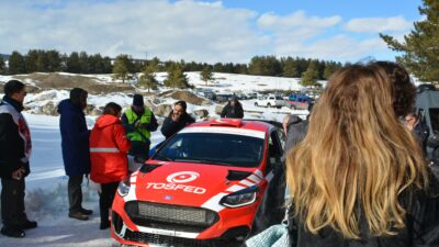 Sarıkamış Rallisi öncesi araçların kontrolleri yapıldı