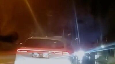 Bursa trafiğinde tehlikeli anlar! Kazaya davetiye çıkardı