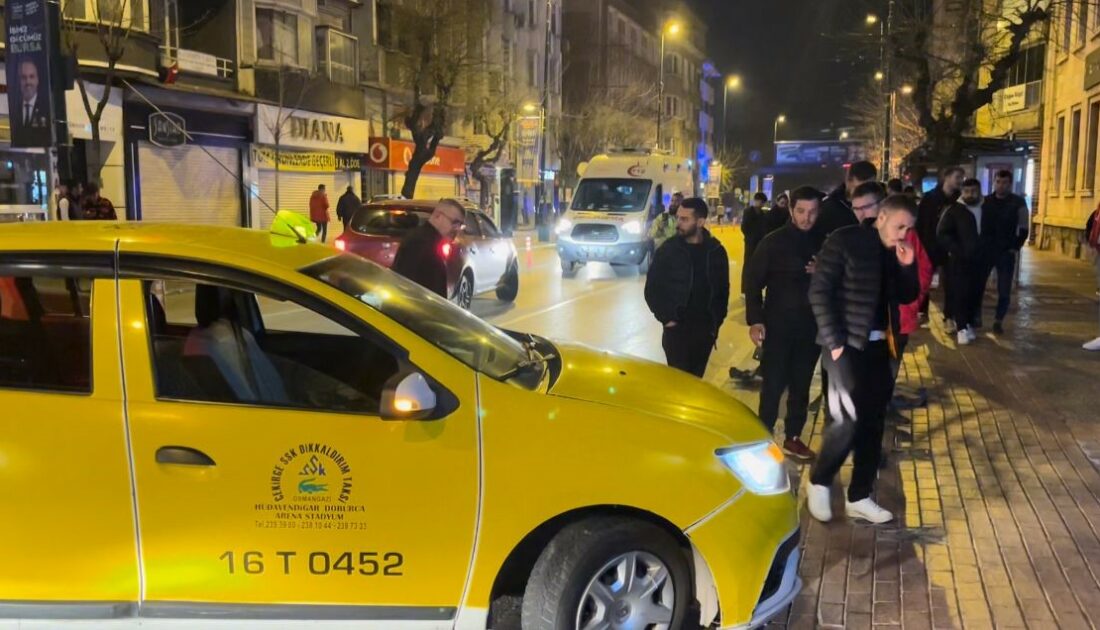 Bursa’da dikkatsiz sürücü kaza yaptırdı