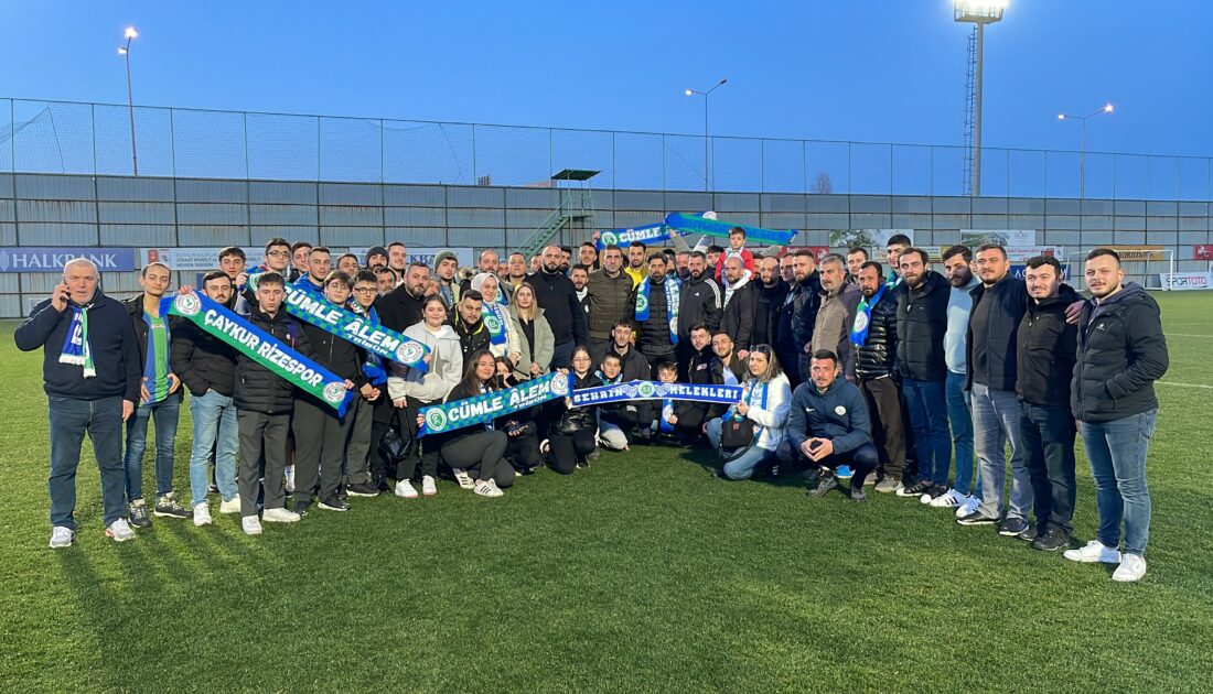 Çaykur Rizespor taraftarla moral buldu