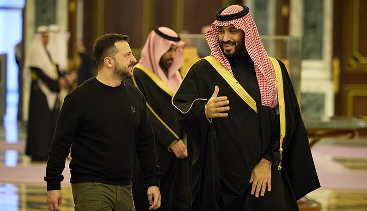 Zelenski, Veliaht Prens Salman ile bir araya geldi