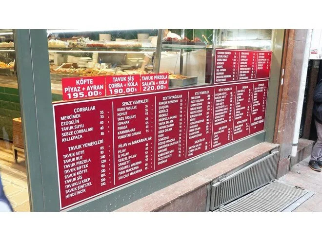 Restoranda fiyat listesi uygulaması: Esnafın kafası karıştı