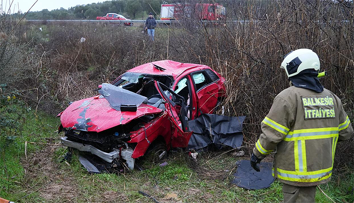 Otomobil şarampole uçtu: 1 kişi hayatını kaybetti