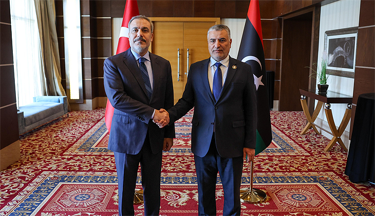Bakan Fidan, Libya Yüksek Devlet Konseyi Başkanı ile görüştü
