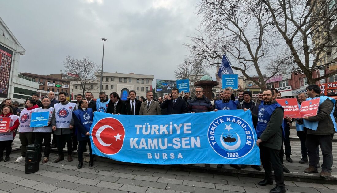 Türkiye Kamu-Sen Bursa’dan ‘Emekli Yılı’ çıkışı