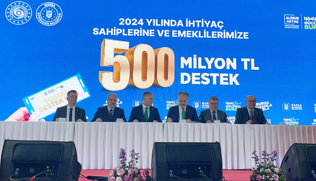 Protokol imzalandı! Bursa Büyükşehir’den 500 milyon TL’lik destek