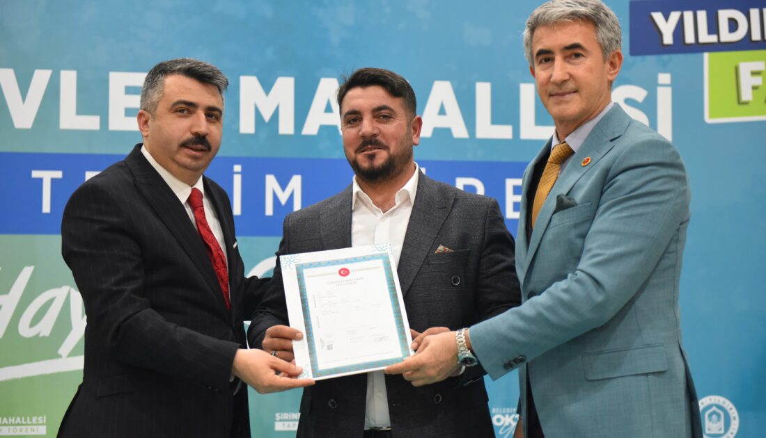 Yıldırım’da ‘imar’ tasarrufu