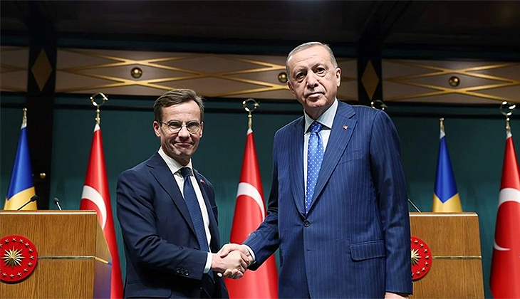 Erdoğan, İsveç Başbakanı Kristersson ile görüştü