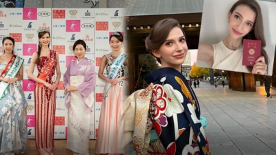 Ukrayna doğumlu Japonya Güzeli tacını geri verdi