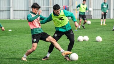 Bursaspor taktik antrenman yaptı