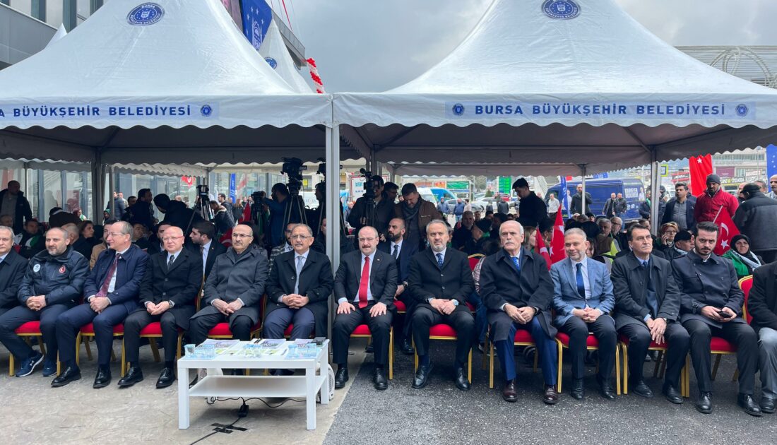 Bakan Özhaseki Bursa’da anahtar teslim töreninde