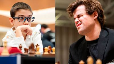 10 yaşındaki çocuk, 38 saniyede Carlsen’i yendi