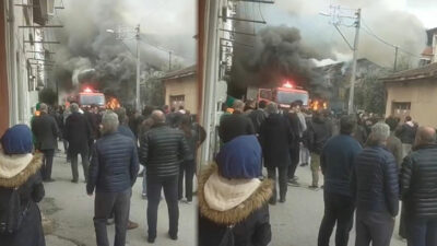 Bursa’da korkutan yangın