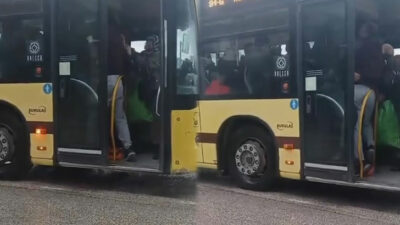Bursa’da yolcu otobüsü ringe döndü!