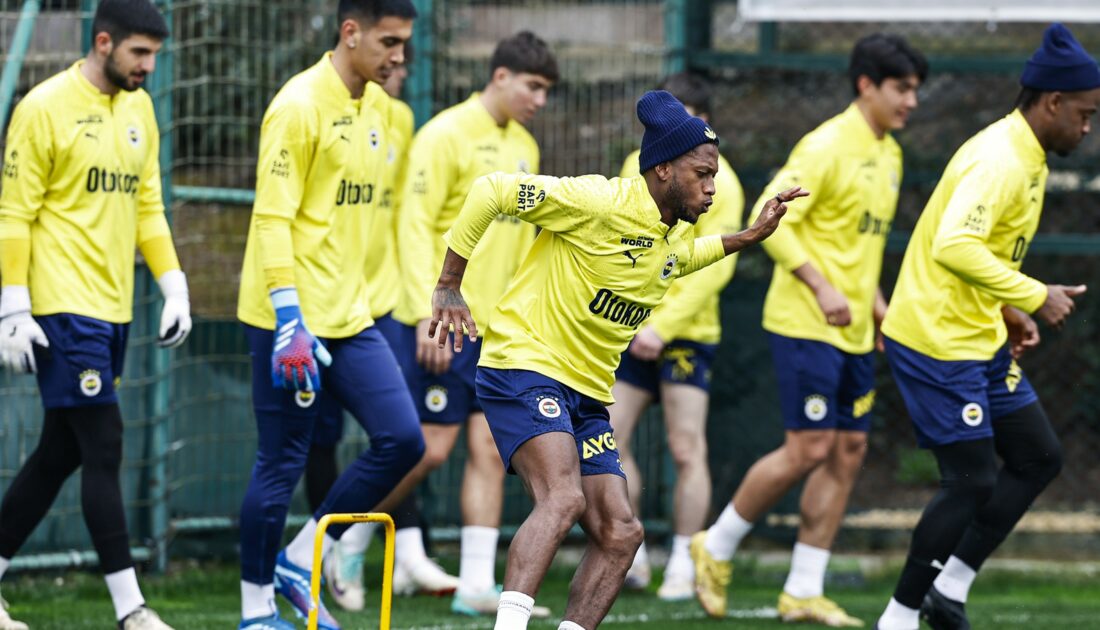 Fenerbahçe’de Union Saint-Gilloise maçı hazırlıkları başladı
