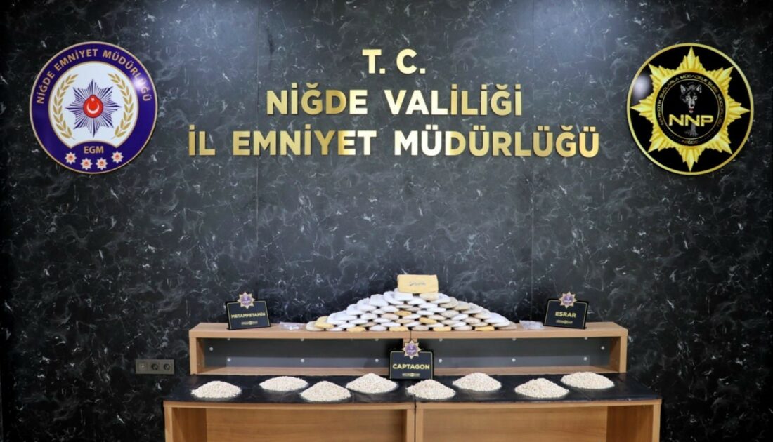 Ses sisteminden 2 buçuk milyon TL’lik uyuşturucu çıktı