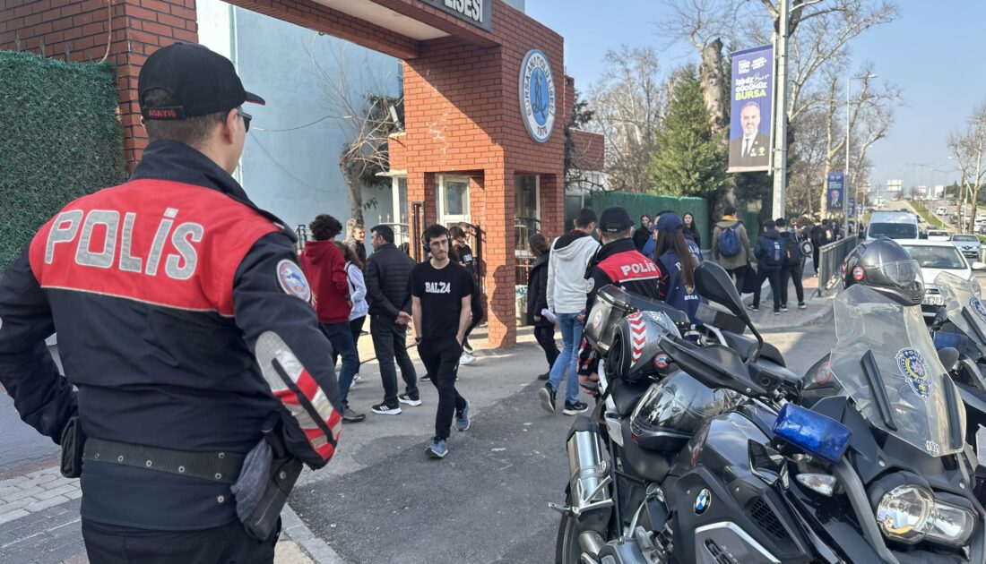 Bursa’da okul önlerinde denetim
