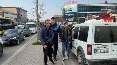 Bursa’da dilenci operasyonu…Polis ve zabıta birer birer topladı