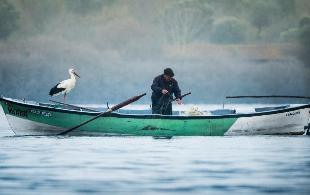 Merakla beklenen buluşma… Yaren Leylek eşine kavuştu