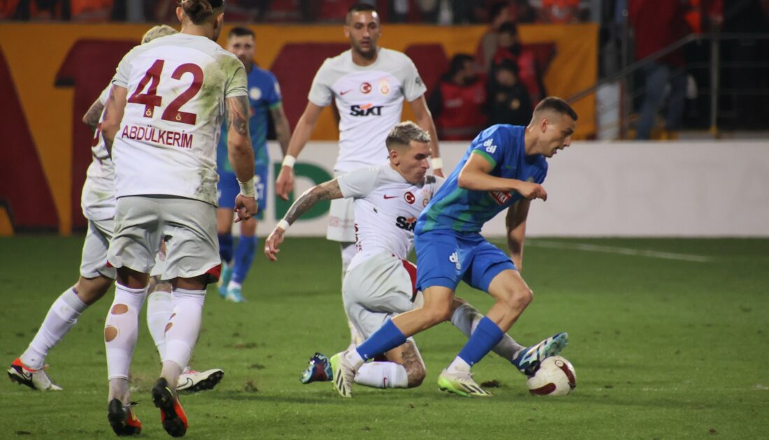 Galatasaray ile Çaykur Rizespor 44. randevuda