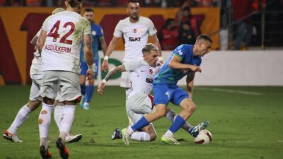 Galatasaray ile Çaykur Rizespor 44. randevuda