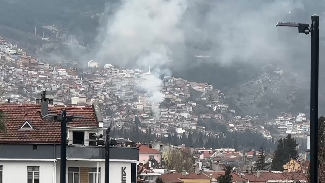 Bursa’da korkutan yangın! Dumanlar şehrin birçok noktasından görüldü