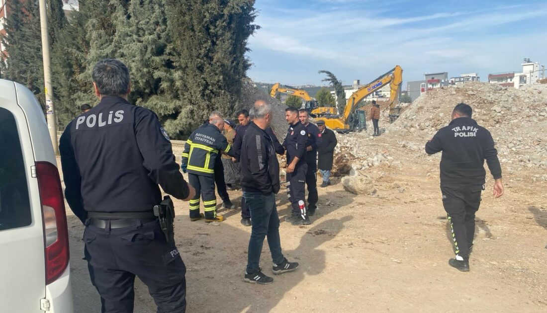 Ayağına beton parçası düşen işçi yaralandı