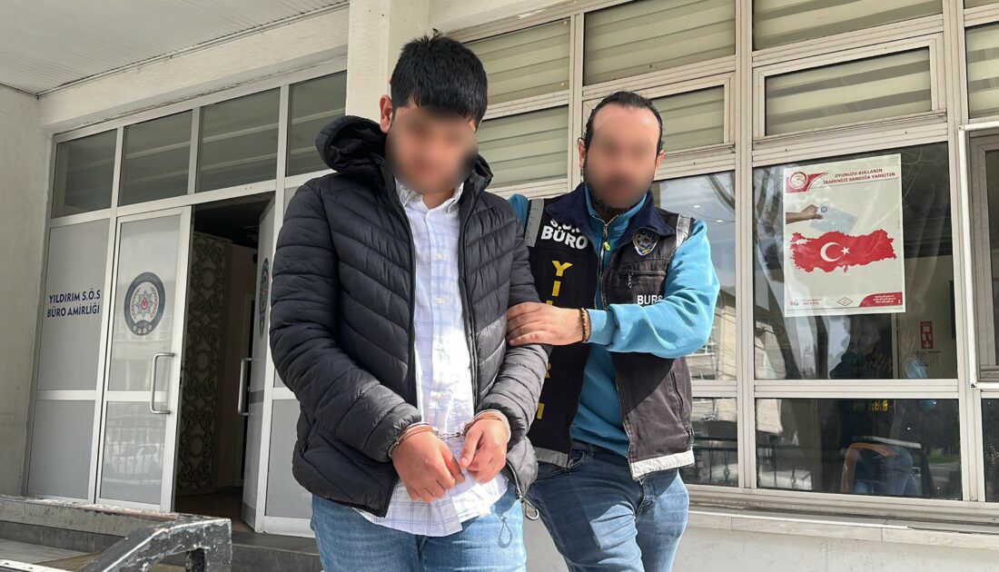 Bursa’da suç makinesi yakalandı: 18 yaşında 52 yıllık ceza…