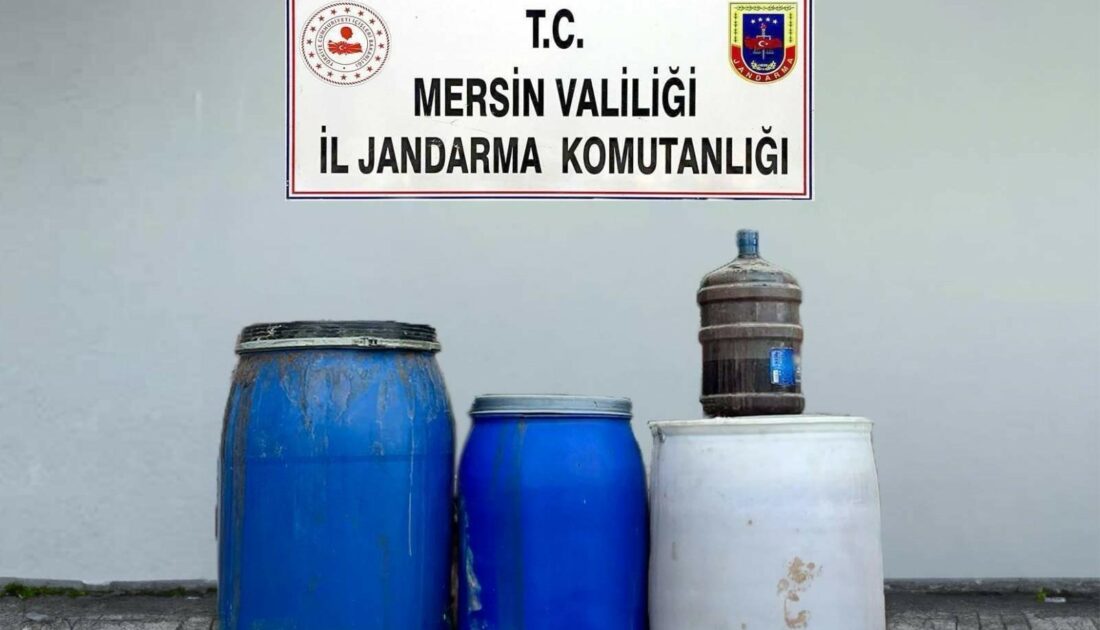 210 litre sahte içki ele geçirildi