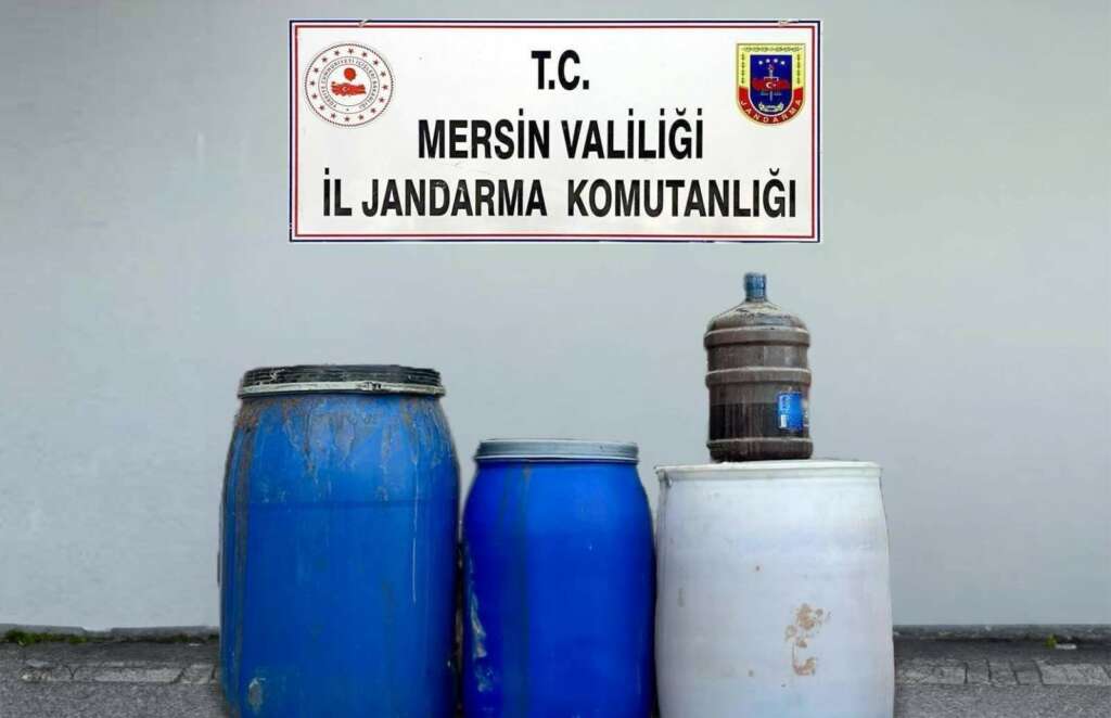 210 litre sahte içki ele geçirildi