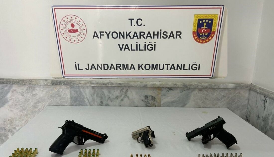 Jandarmadan ruhsatsız tabanca operasyonu