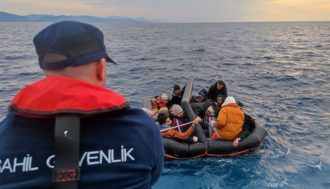 100 düzensiz göçmen karaya çıkarıldı