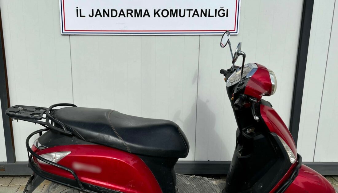 Çalıntı motosiklet jandarma ekiplerince bulundu